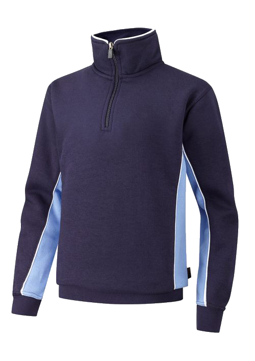  Navy Sky 1/4 Zip Sports Top