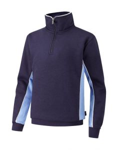 Navy Sky 1/4 Zip Sports Top