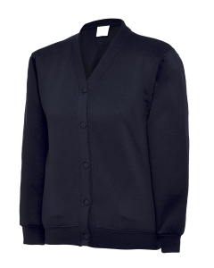 Navy-sweatshirt-cardigan