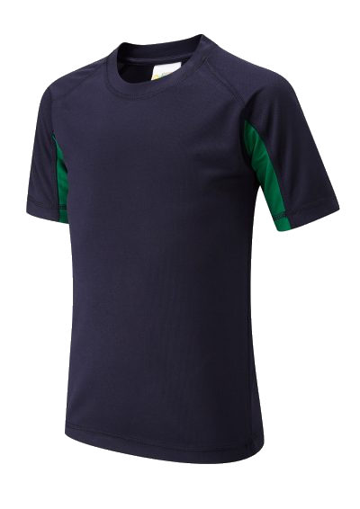  Navy Green PE Top